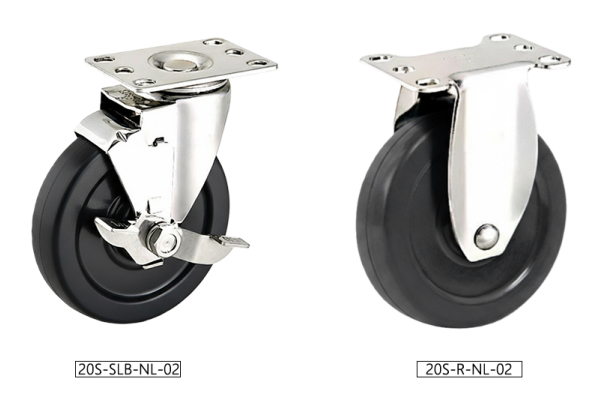 20S-SLB-NL-PM02 – Bánh xe động chịu nhiệt QIANYUE CASTER - Ảnh 2