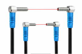 Cảm biến laser mini xuyên tia M4 M6 90 độ