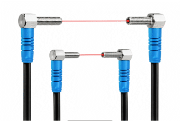 Cảm biến laser mini xuyên tia M4 M6 90 độ