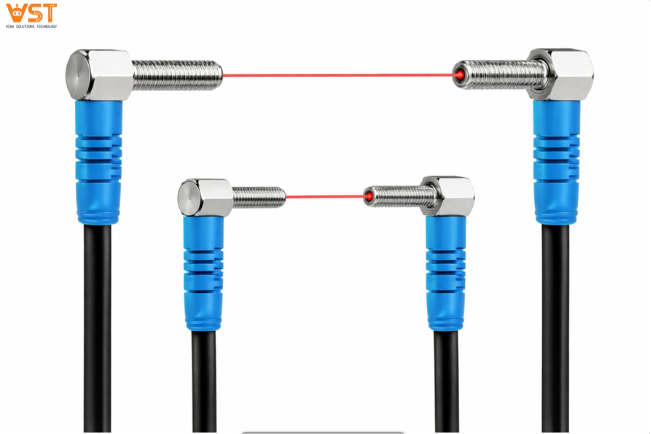 Cảm biến laser mini xuyên tia M4 M6 90 độ - Ảnh 3